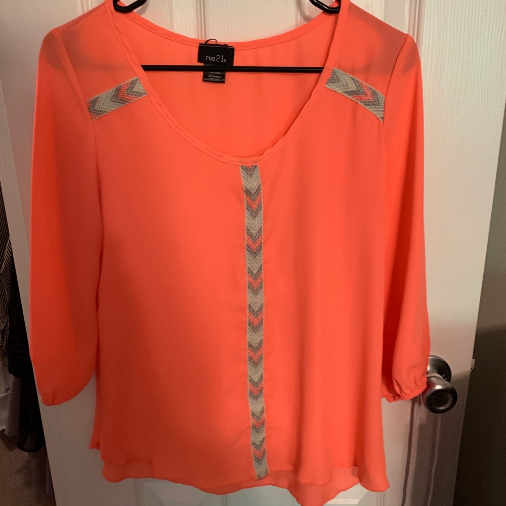 Peach Blouse